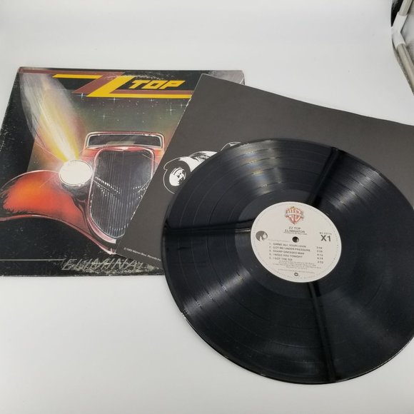 ZZ Top Eliminator Classic Rock Music Album Black Vinyl LP 12" F/G 1983 W1-23774 - Picture 1 of 13